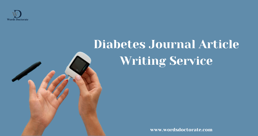 Diabetes Journal Article Writing Service